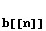 b[[n]]